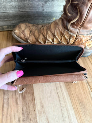 Fringe Wallet with Turquiose and silver