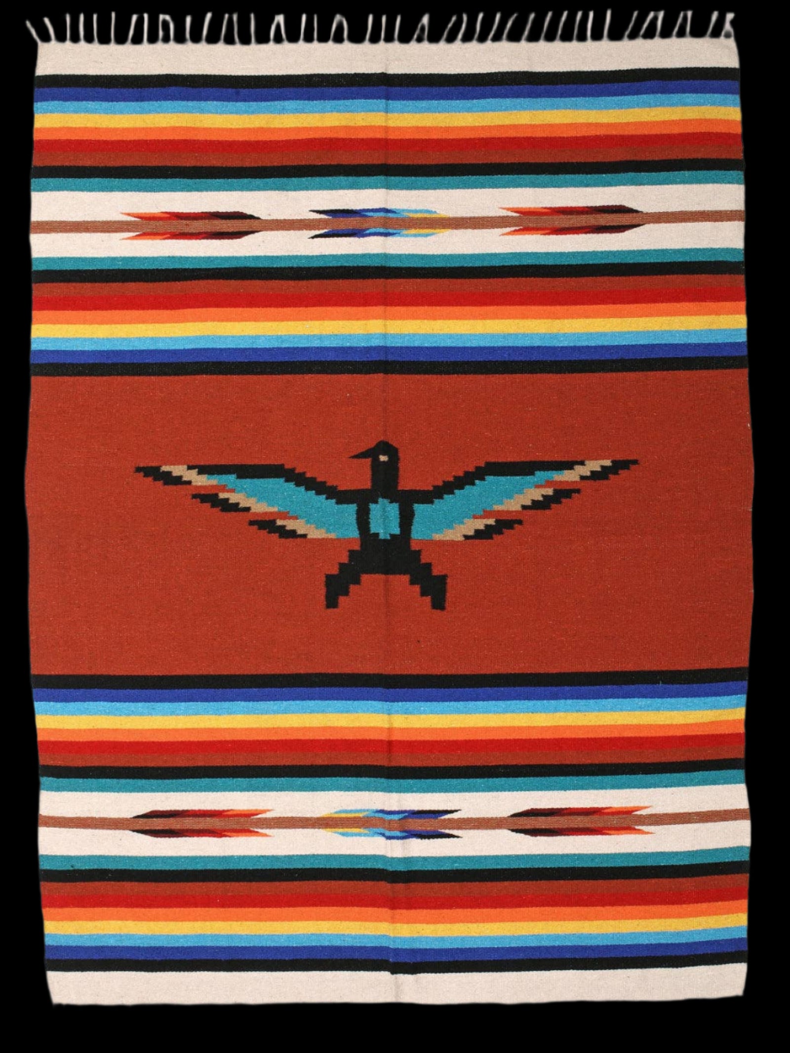 Thunderbird Blanket - Rust