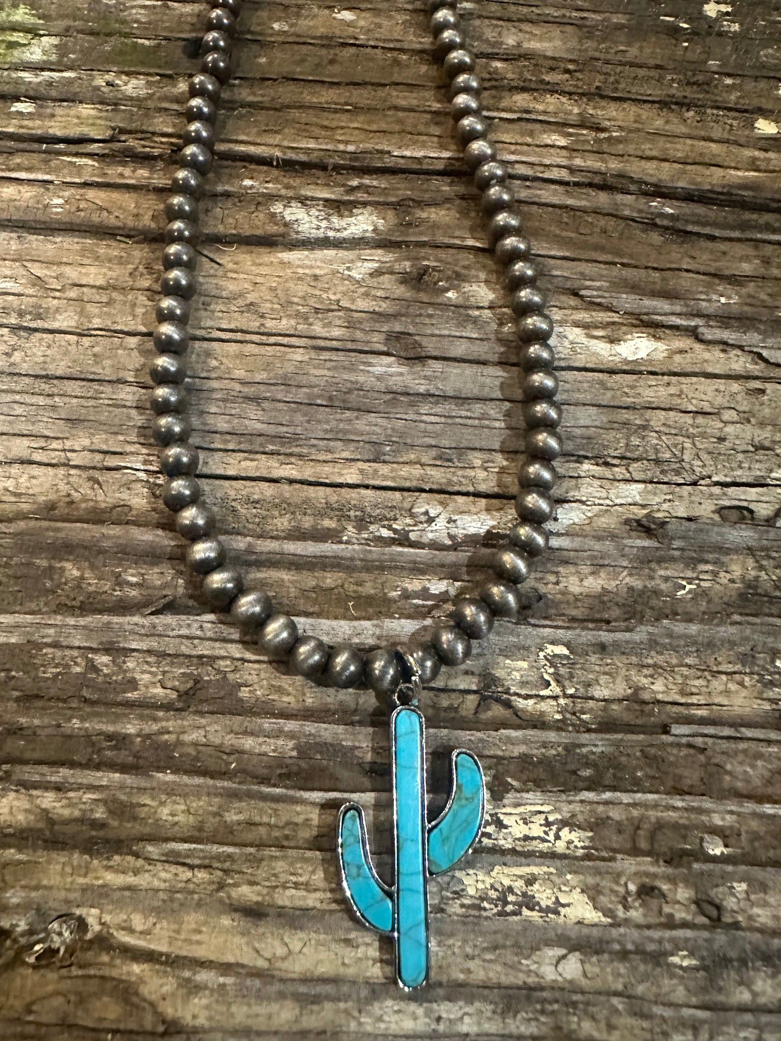 Cactus Bead Necklace