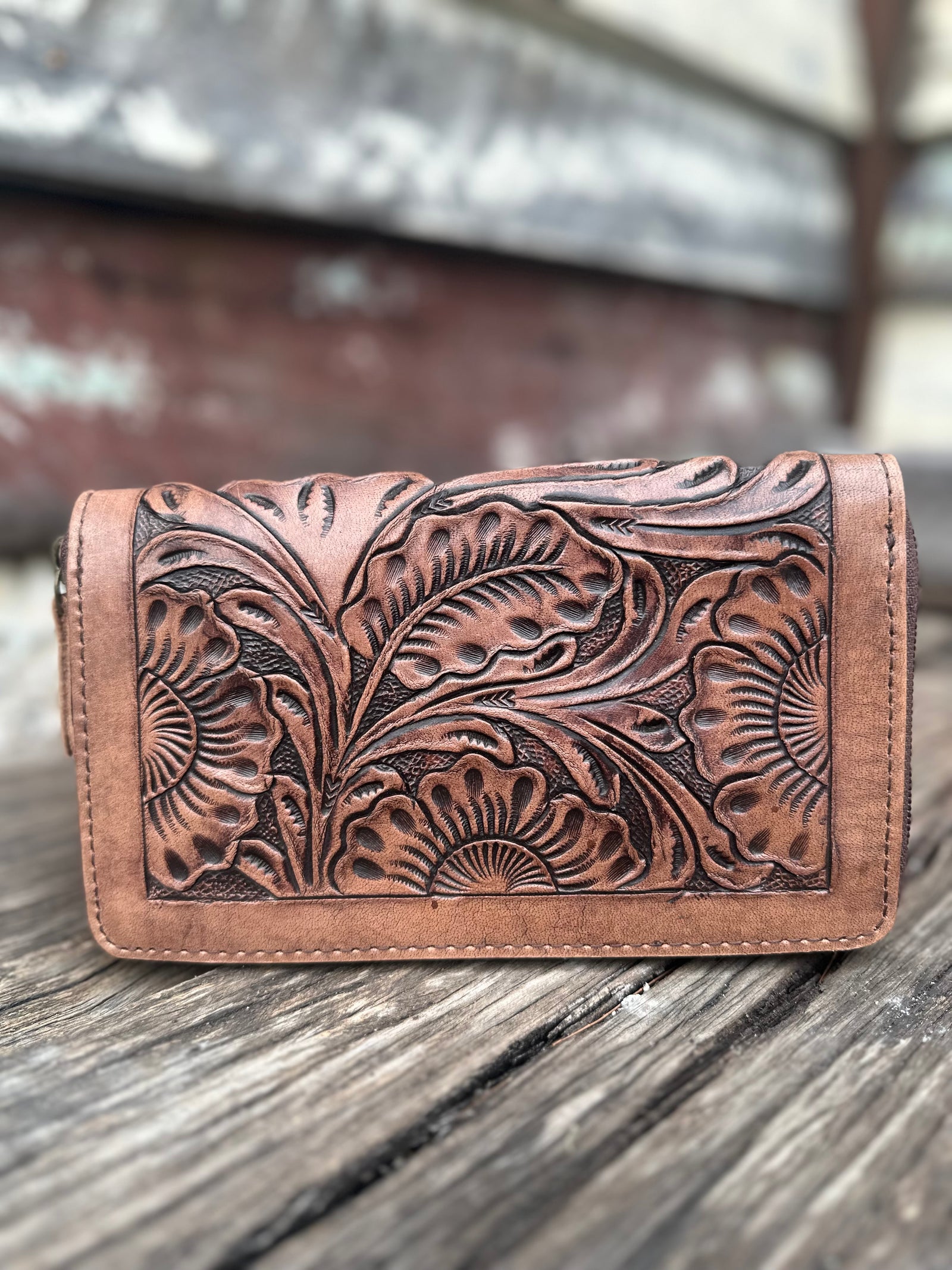 Wallet Genuine Carved Leather