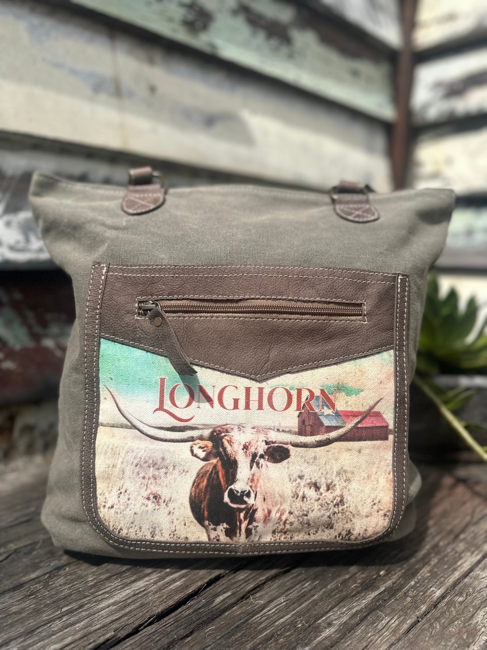 Longhorn Tote Bag