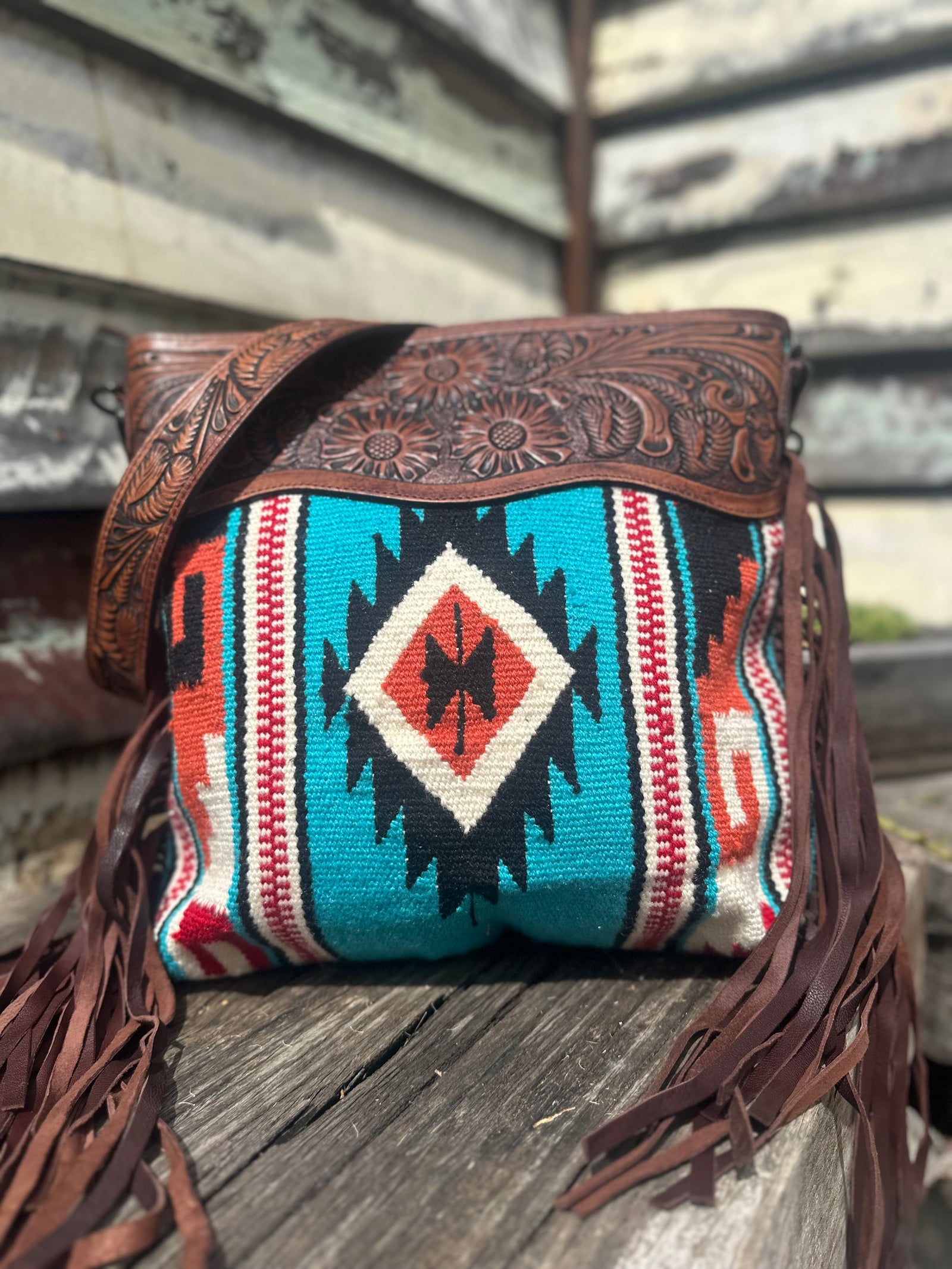 Crossbody Western Leather Women Bag