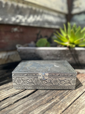 Horse Tin Jewelry Box
