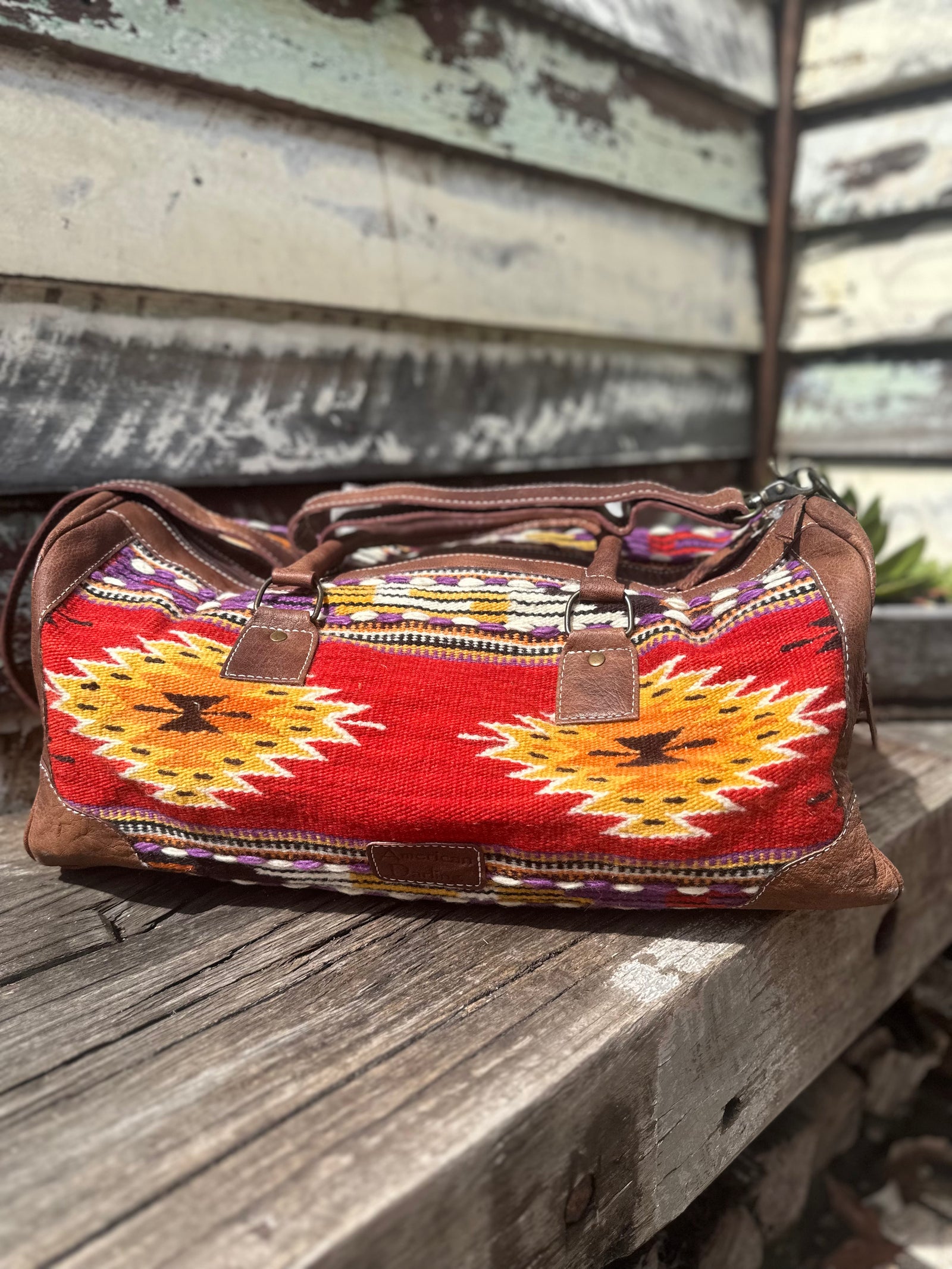 Duffel Western Leather Women Bag