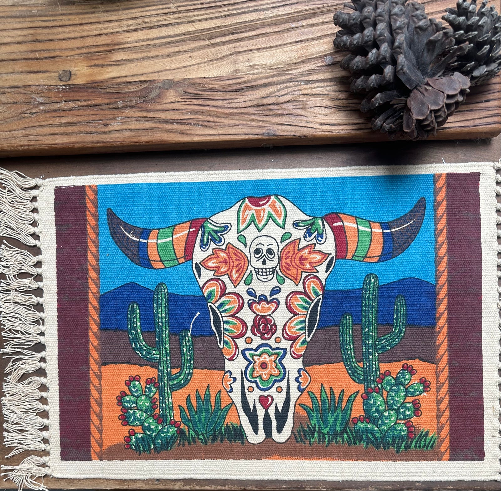 Cow Skull Placemat