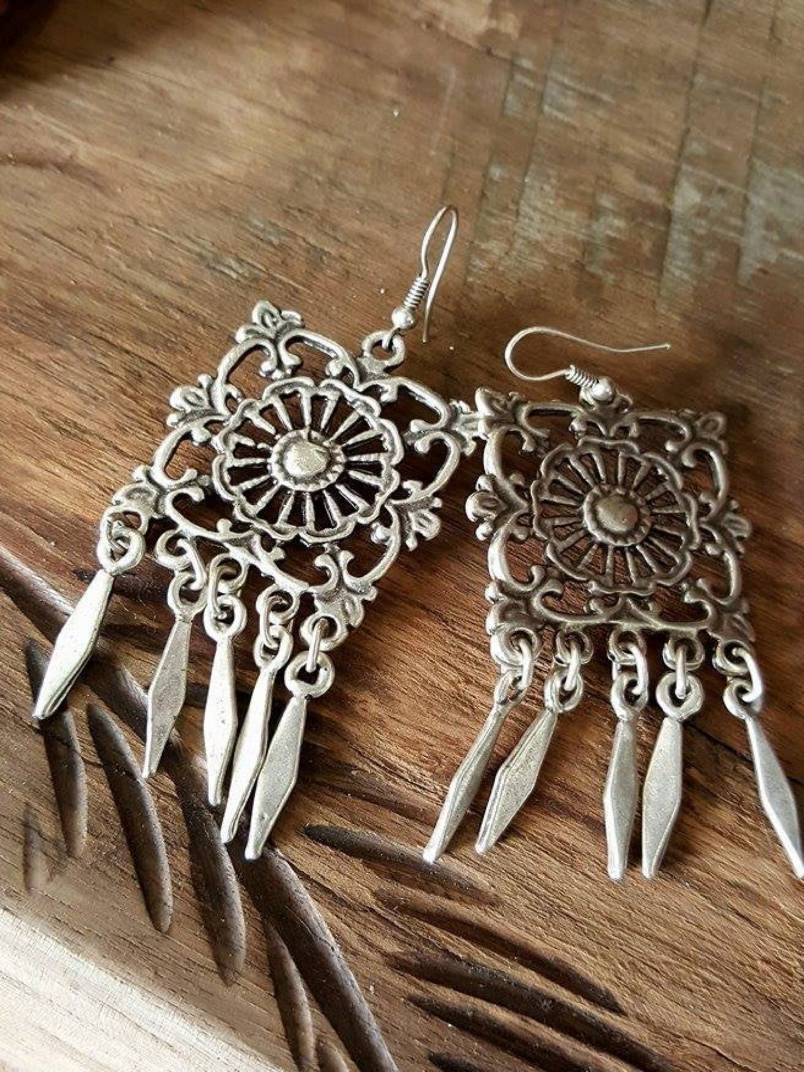 Ethnic Square Earrings - Surf meets Southwest