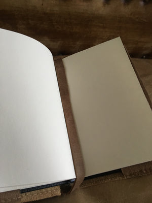 Leather Journal Three Feathers - Surf meets Southwest