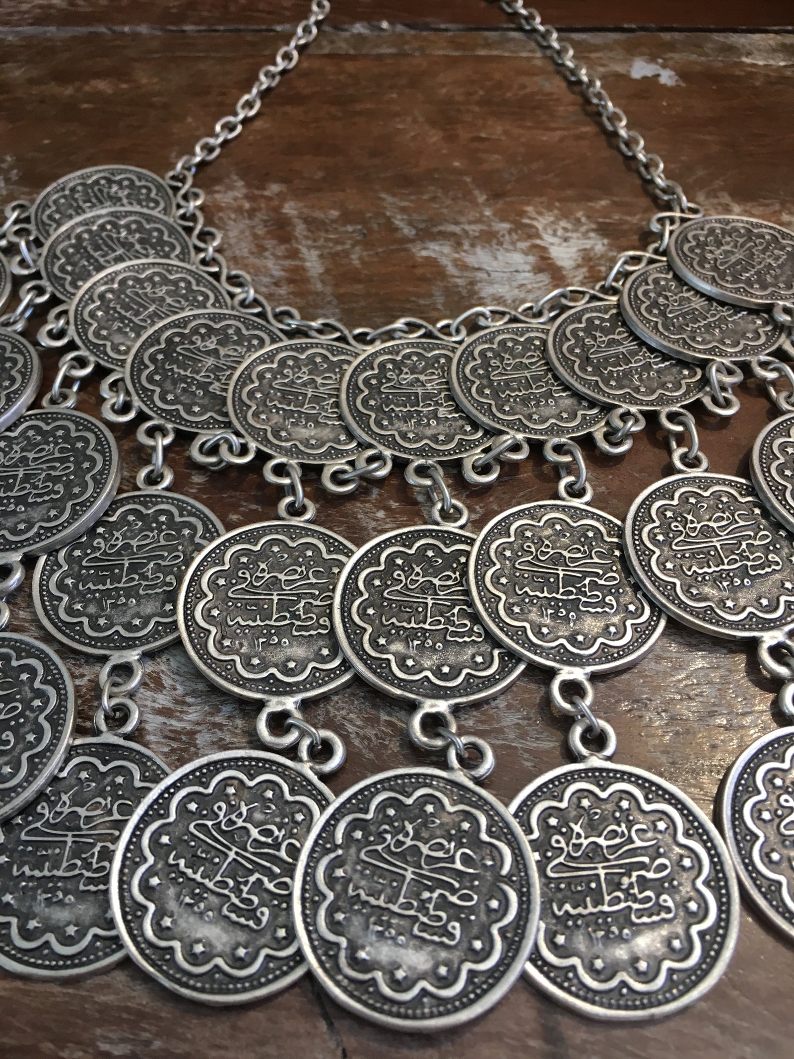 Coin Necklace - Surf meets Southwest