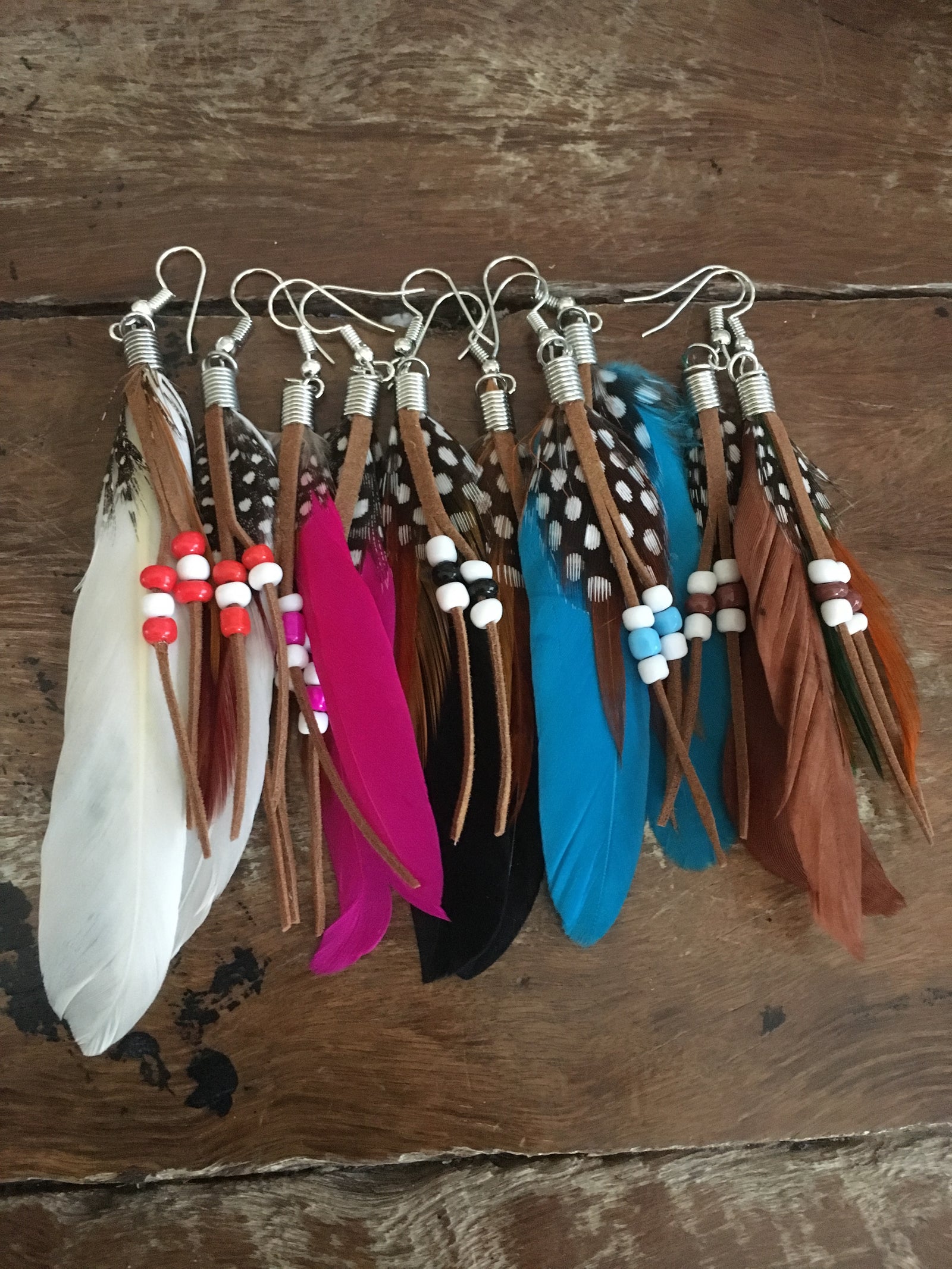 Feather Earrings - Surf meets Southwest