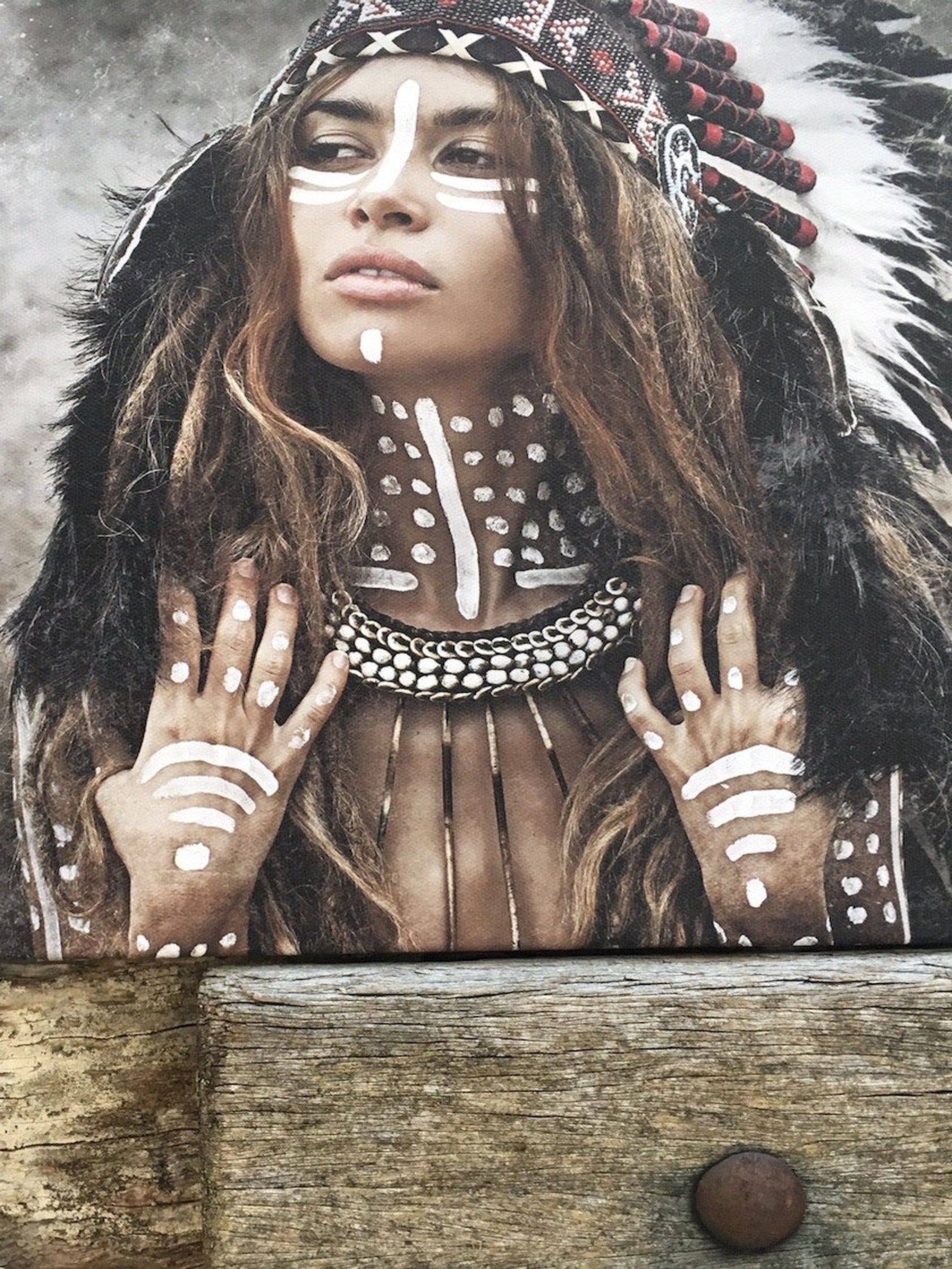 My Own Sun Warrior Woman Canvas - Surf meets Southwest