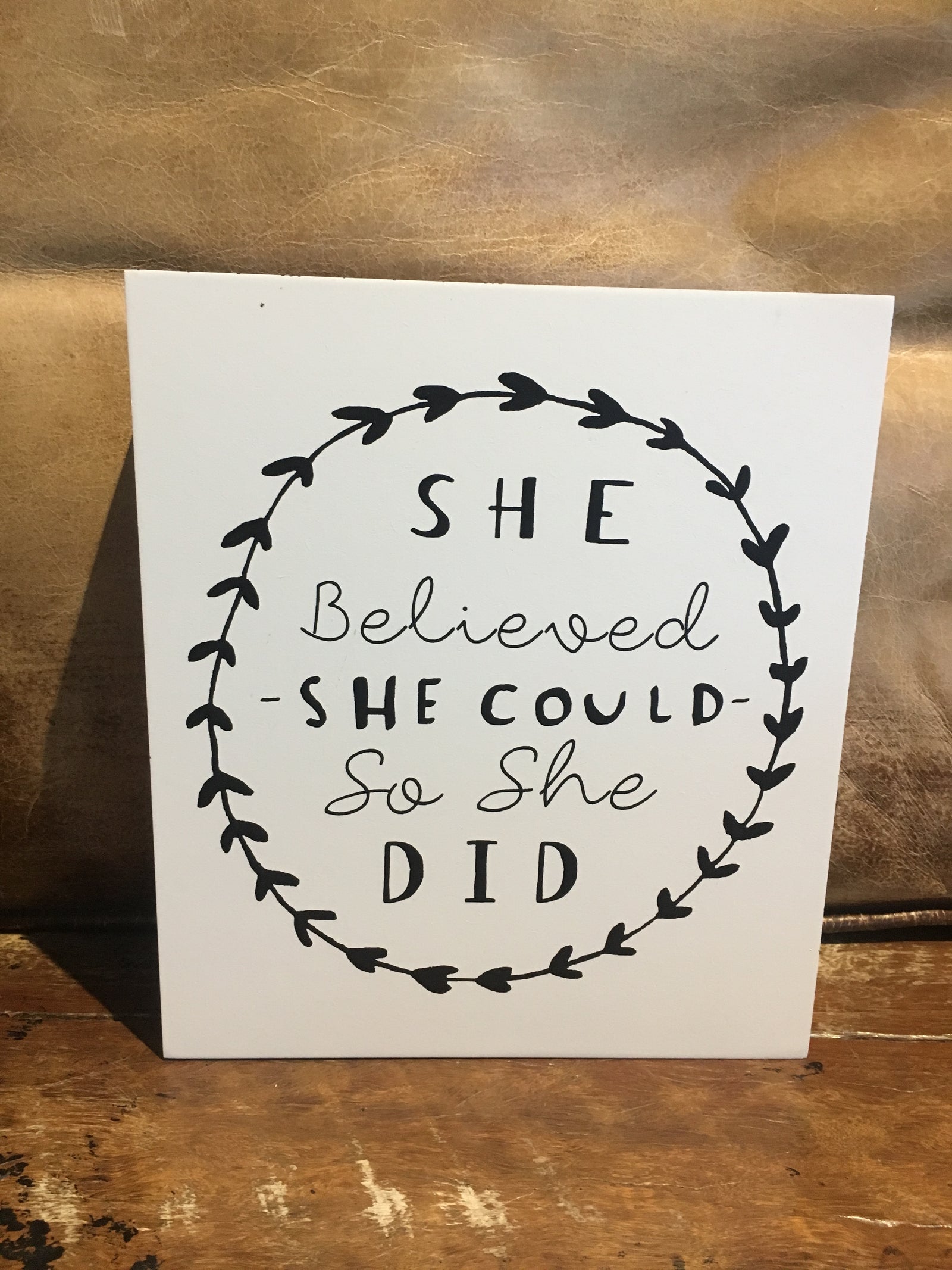 Standing Sign She Did - Surf meets Southwest